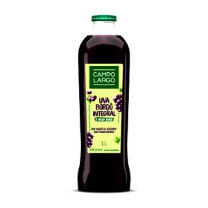 Quantas calorias em 1 copo (200 ml) Suco de Uva Integral Campo Largo?