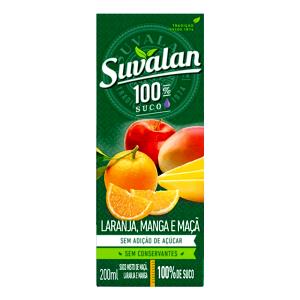 Quantas calorias em 1 copo (200 ml) Suco Misto de Maçã e Manga?