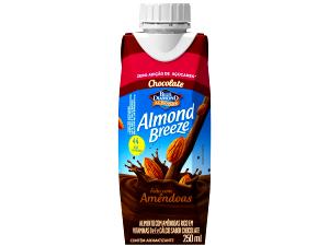 Quantas calorias em 1 copo (250 ml) Almond Breeze Chocolate (Zero Açúcar)?