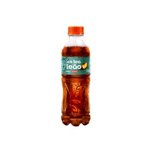 Quantas calorias em 1 copo (300 ml) Ice Tea Leão Pêssego?