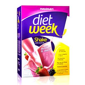 Quantas calorias em 1 copo (300 ml) Shake Sabor Morango?