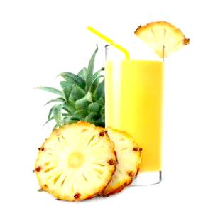 Quantas calorias em 1 copo (300 ml) Suco Abacaxi?