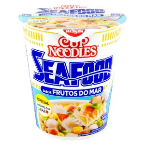 Quantas calorias em 1 copo (65 g) Cup Noodles Frutos do Mar?