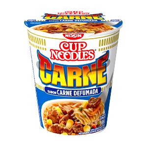 Quantas calorias em 1 copo (69 g) Cup Noodles Carne Defumada?