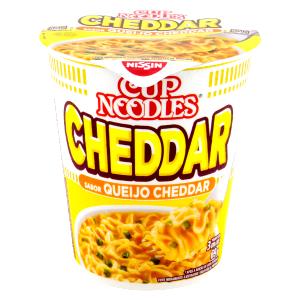 Quantas calorias em 1 copo (69 g) Cup Noodles Cheddar?