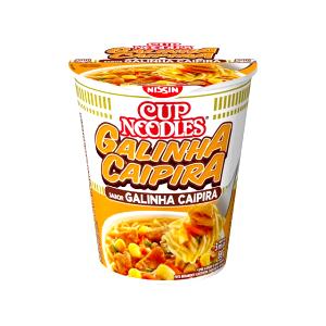 Quantas calorias em 1 copo (69 g) Cup Noodles Galinha Caipira?