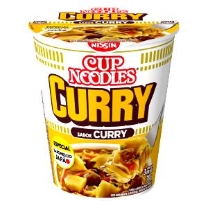 Quantas calorias em 1 copo (70 g) Cup Noodles Curry?
