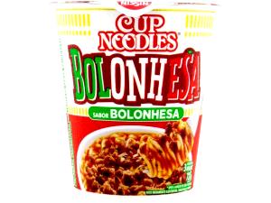Quantas calorias em 1 copo (72 g) Cup Noodles Bolonhesa?