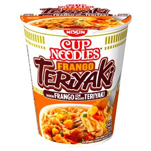 Quantas calorias em 1 copo (72 g) Cup Noodles Frango Teriyaki?