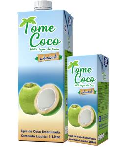 Quantas calorias em 1 copp (200 ml) Água de Coco?