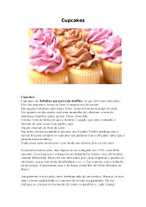 Quantas calorias em 1 Cupcake (7 Cm De Diâmetro) Cupcake sem Cobertura Glacé ou Recheio (sem Chocolate)?