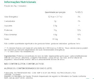 Quantas calorias em 1 dosador (25 g) Brigadeiro Proteico De Colher?