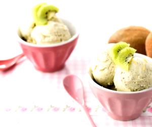 Quantas calorias em 1 Dose Gelado De Kiwi E Limão?