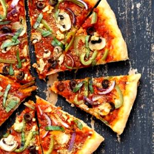 Quantas calorias em 1 Dose Piza Vegan?