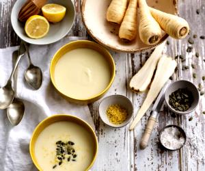 Quantas calorias em 1 Dose Sopa De Pastinaca, Alho E Nabo?