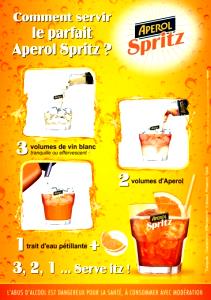 Quantas calorias em 1 Dose Spritz?