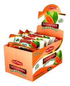 Quantas calorias em 1 embalagem (22 g) Goiabinha?