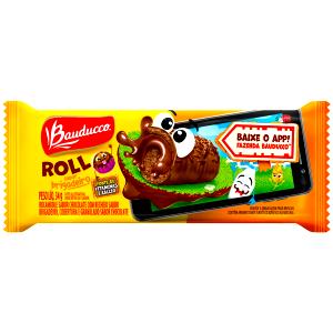 Quantas calorias em 1 embalagem (34 g) Roll Sabor Brigadeiro?