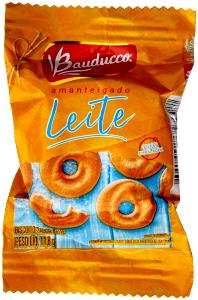 Quantas calorias em 1 embalagem (5 unidades) (20 g) Biscoito Ao Leite?