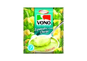 Quantas calorias em 1 envelope (16 g) Sopa Individual Espinafre com Queijo?