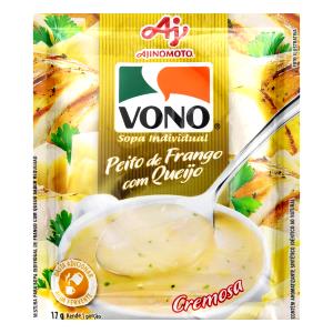 Quantas calorias em 1 envelope (17 g) Sopa Peito de Frango com Queijo?