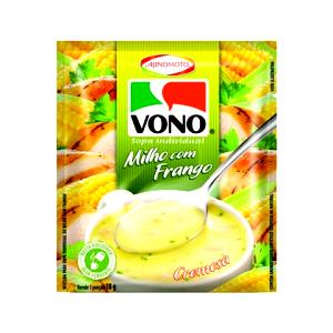 Quantas calorias em 1 envelope (18 g) Sopa Milho com Frango?