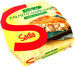 Quantas calorias em 1 fatia (125 g) Torta de Palmito com Catupiry?