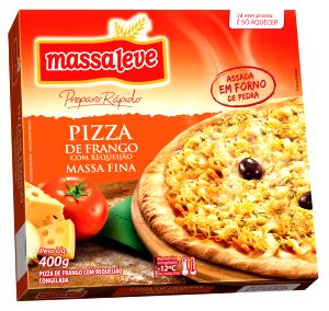 Quantas calorias em 1 fatia (153 g) Pizza de Frango com Requeijão Grande Massa Tradicional?