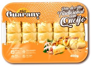 Quantas calorias em 1 fatia (16 g) Pão de Alho Tradicional?