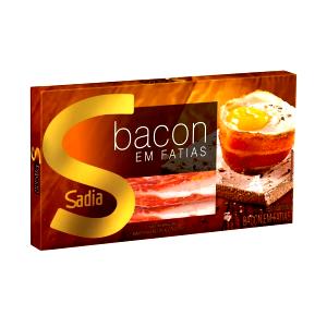 Quantas calorias em 1 fatia (20 g) Bacon em Fatias?