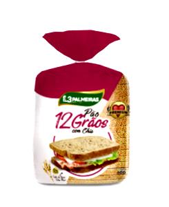 Quantas calorias em 1 fatia (25 g) Pão Integral com Chia?