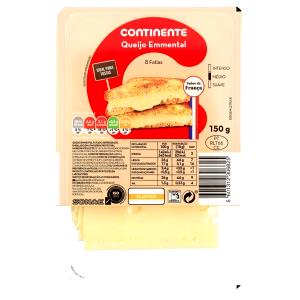 Quantas calorias em 1 fatia (30 g) Queijo Emmental?