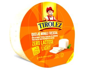 Quantas calorias em 1 fatia (30 g) Queijo Minas Frescal Light Zero Lactose?