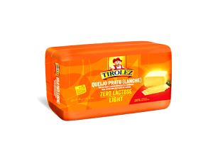 Quantas calorias em 1 fatia (30 g) Queijo Prato Zero Lactose?