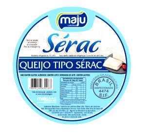 Quantas calorias em 1 fatia (30 g) Queijo Serac?