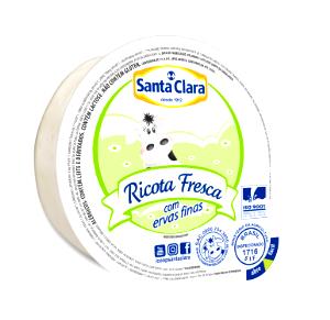 Quantas calorias em 1 fatia (30 g) Ricota Fresca com Ervas Finas?