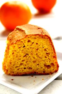 Quantas calorias em 1 fatia (35 g) Bolo de Laranja sem Glúten?