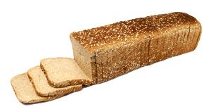 Quantas calorias em 1 fatia (50 g) Pão de Farelo de Aveia?