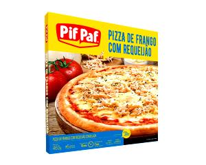 Quantas calorias em 1 fatia (50 g) Pizza de Frango com Requeijão?