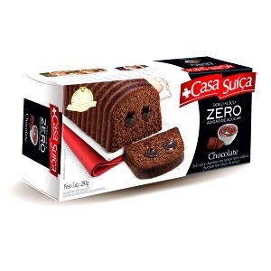 Quantas calorias em 1 fatia (60 g) Bolo Zero Açúcar Chocolate?