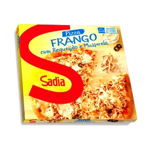 Quantas calorias em 1 fatia (63 g) Pizza de Frango com Requeijão?