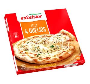 Quantas calorias em 1 fatia (77 g) Pizza Quatro Queijos?