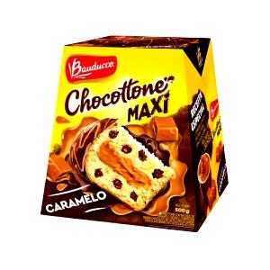 Quantas calorias em 1 fatia (80 g) Chocottone Maxi Caramelo?