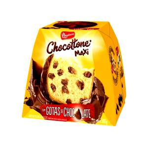 Quantas calorias em 1 fatia (80 g) Chocottone Maxi Gotas de Chocolate?