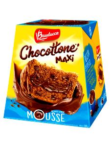 Quantas calorias em 1 fatia (80 g) Chocottone Maxi Mousse?