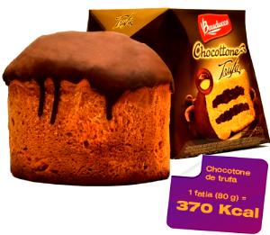 Quantas calorias em 1 fatia (80 g) Panetone Trufado?