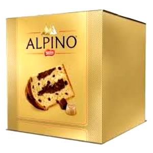 Quantas calorias em 1 fatia (80 g) Panettone Alpino?