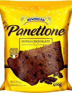 Quantas calorias em 1 fatia (80 g) Panettone Duplo Chocolate?