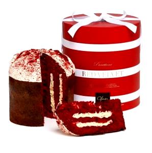 Quantas calorias em 1 fatia (80 g) Panettone Red Velvet?