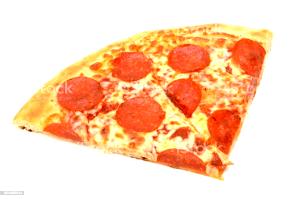 Quantas calorias em 1 fatia (86 g) Pepperoni Artezanale Pizza (Grande)?